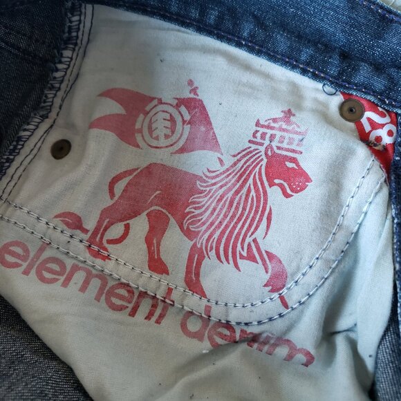 Element Skateboards Vintage Jeans (28x32, Straight Fit) NWT Y2K - Picture 7 of 12